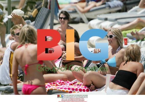 Jade Goody on Spanish Beach