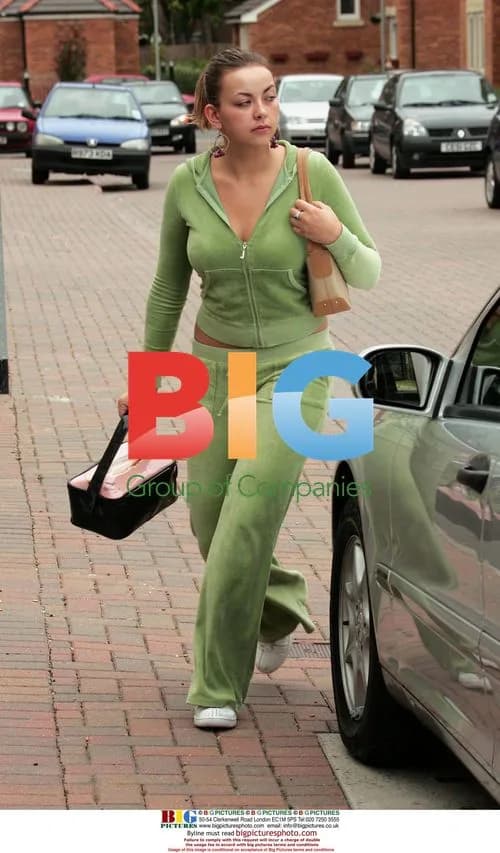 Charlotte Church Leaves Home in Velour Tracksuit