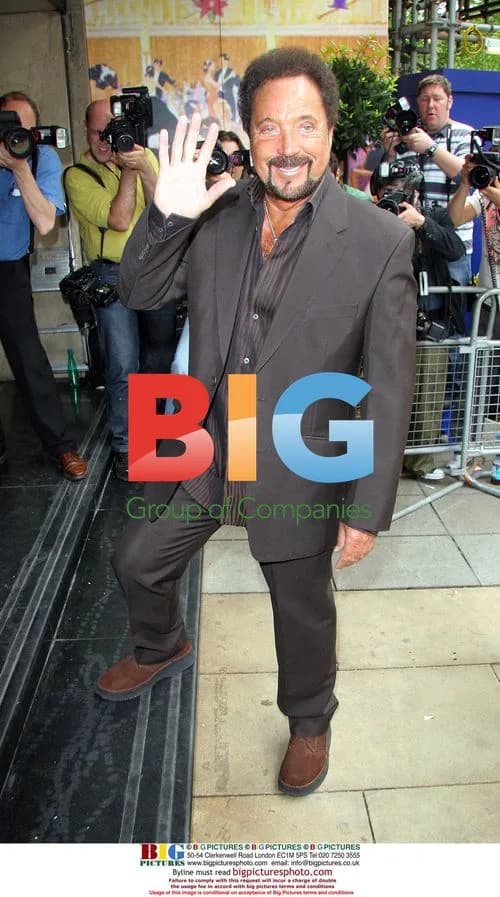 Tom Jones arrives at Ivor Novello Awards