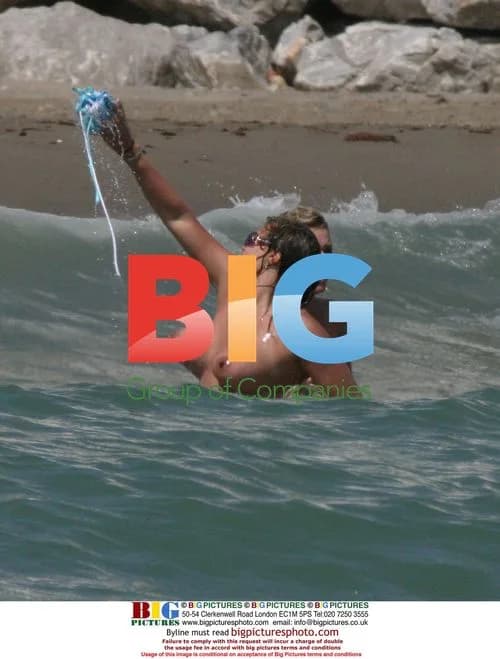 Jade Goody on the Beach