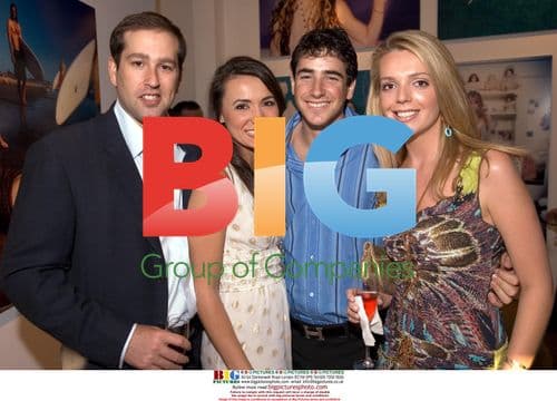 Newlyweds and Friends at Goss Gallery Opening