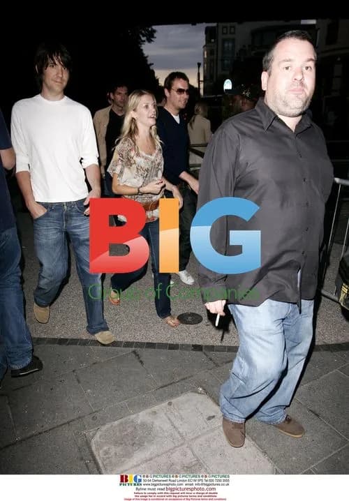 Radio DJ Chris Moyles at Oasis concert