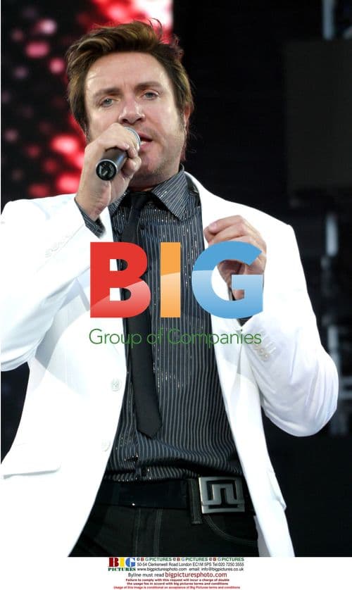 DURAN DURAN on stage in Birmingham