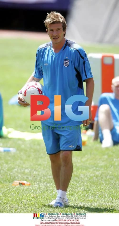 David Beckham at England Training