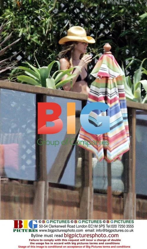 Jennifer Aniston sunning in Malibu