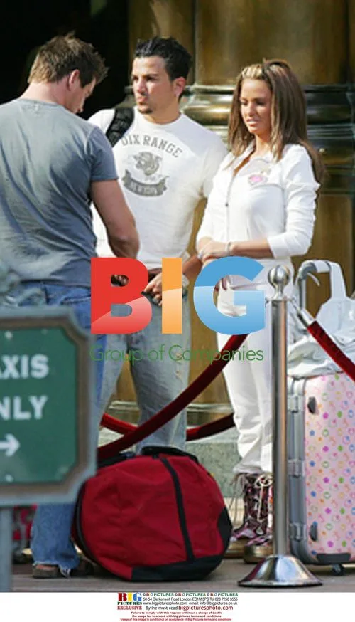 Jordan and Peter Andre Depart Las Vegas Hotel