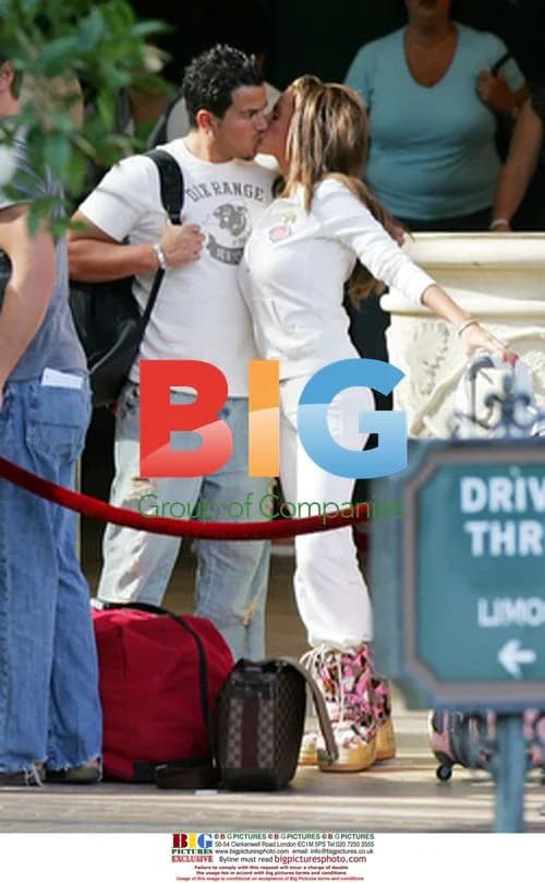 Jordan and Peter Andre Depart Las Vegas Hotel