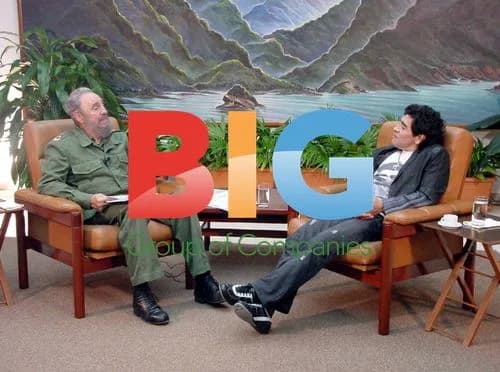 Maradona interviews Fidel Castro on TV show