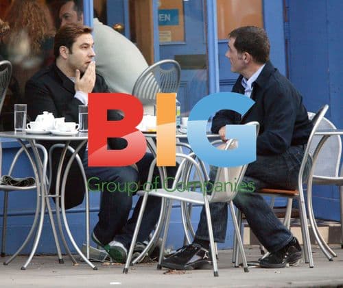 Dale Winton and David Walliams Lunch