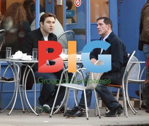TV Presenter Dale Winton and David Walliams Lunch