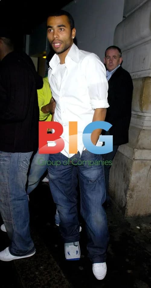 Arsenal's Ashley Cole Enjoys Night Out