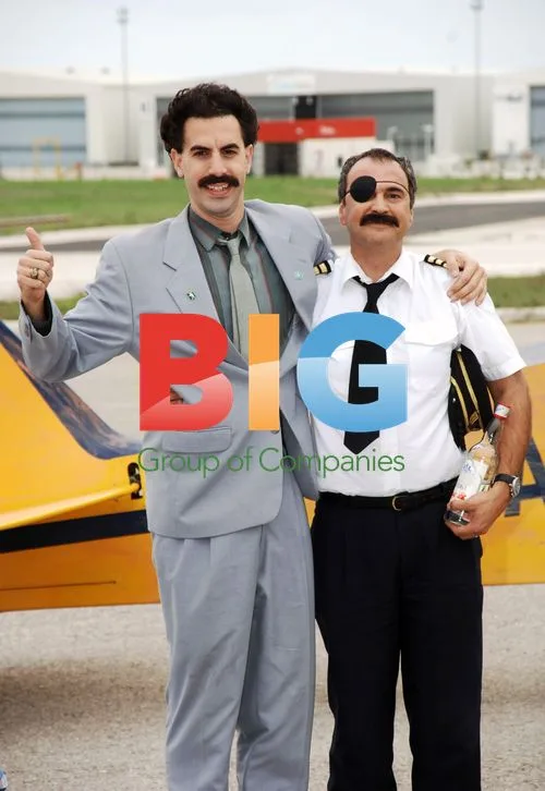 Sacha Baron Cohen as 'Borak' at Lisbon airport