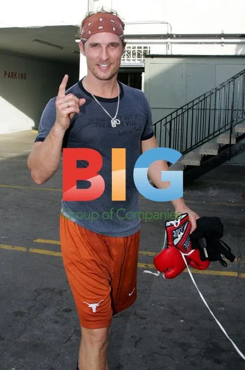 Matthew McConaughey Leaving Boxing Gym