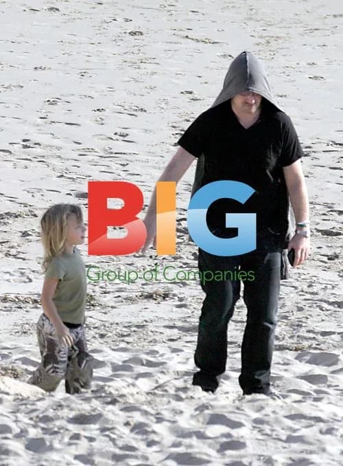 Bono and Family at Malibu Beach
