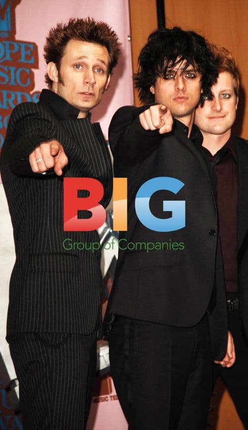 Green Day Backstage at MTV Europe Music Awards