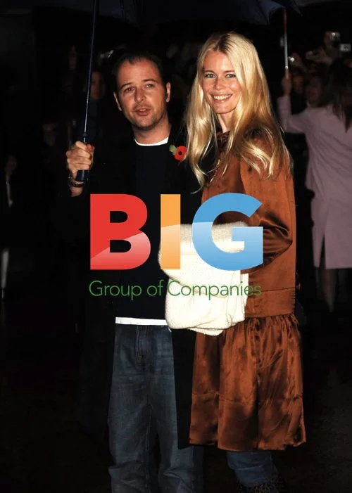 Claudia Schiffer & Husband at 'Goblet of Fire' Premiere