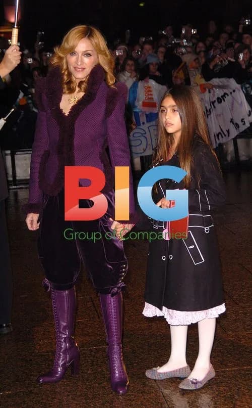 Madonna and Lourdes at Harry Potter Premiere