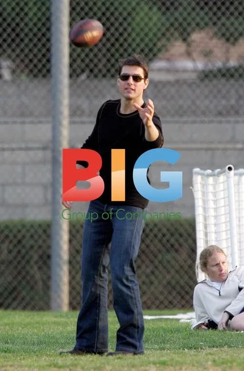 Tom Cruise and Family at Soccer Game