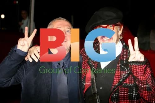 X-factor's judge Louis Walsh attending 'An Audience with Joan Rivers'