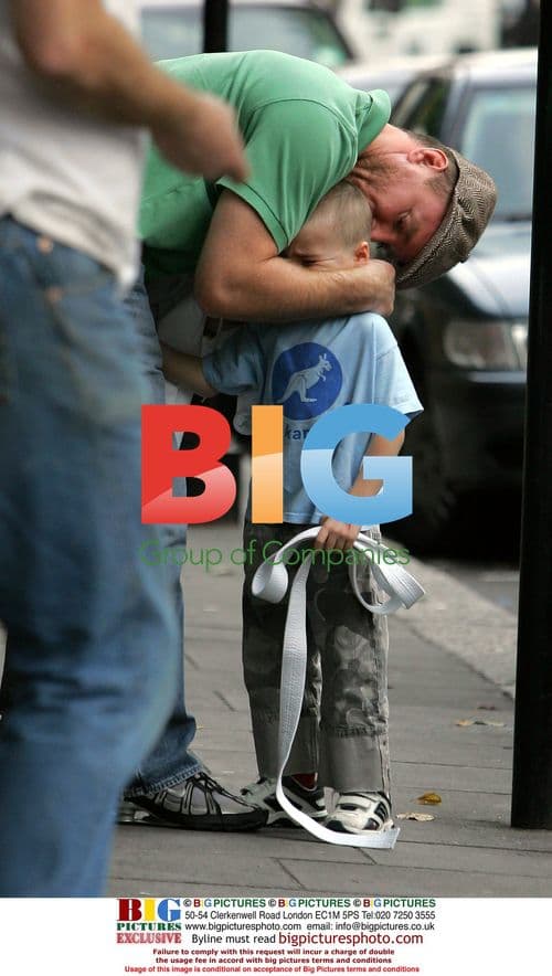 Guy Ritchie Comforts Upset Rocco at Martial Arts Class