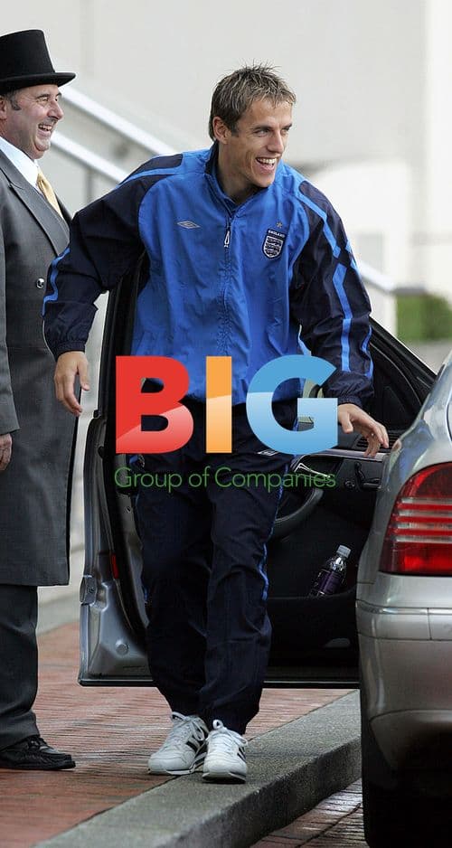 England squad arriving at Lowry hotel