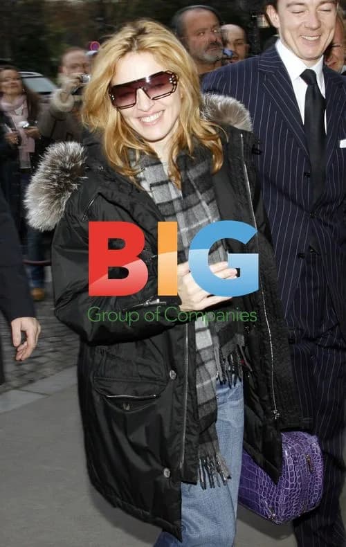 Madonna Arrives in Paris