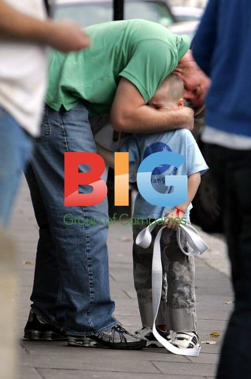 Guy Ritchie Comforts Upset Rocco at Martial Arts Class