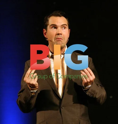 Jimmy Carr on stage at Bournemouth Pavilion