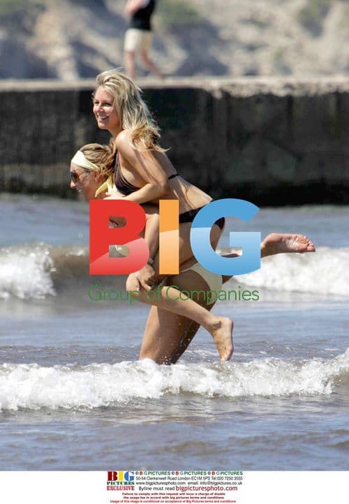 Abi Titmuss on holiday in Mallorca