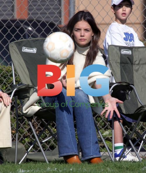 Katie Holmes at Soccer Game