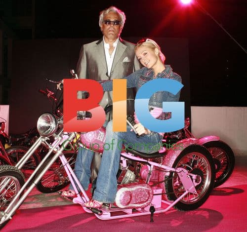 Paris Hilton Gifted $250K Crystal-Covered Chopper