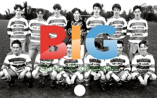Colin Farrell at 16 with football team
