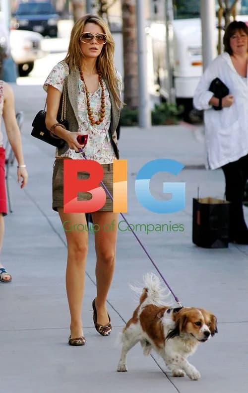 Mischa Barton out with dog in Malibu