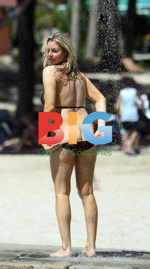 Abi Titmuss on holiday in Mallorca