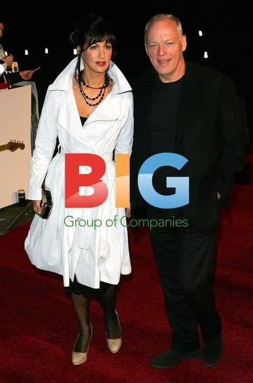 David Gilmore and partner at UK Music Hall of Fame