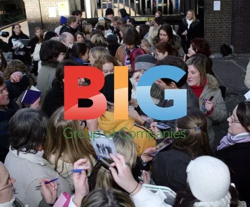 Take That Meet Fans Outside GMTV