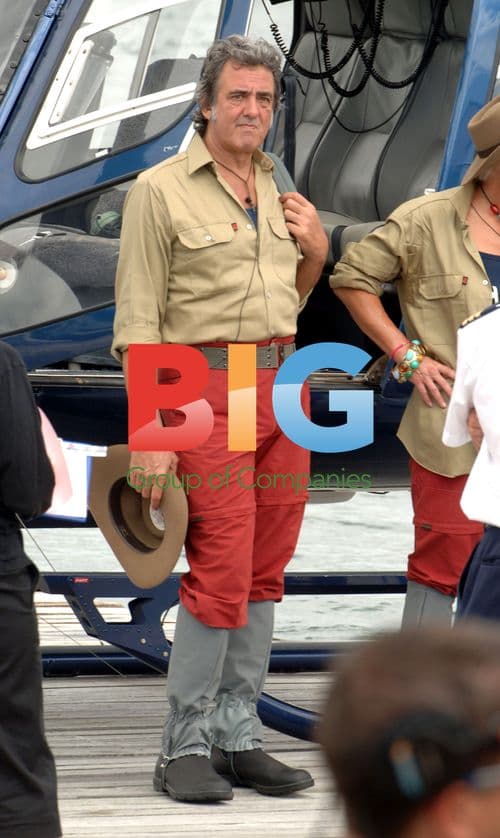 I'm a Celebrity Get me Out of Here contestants on pier