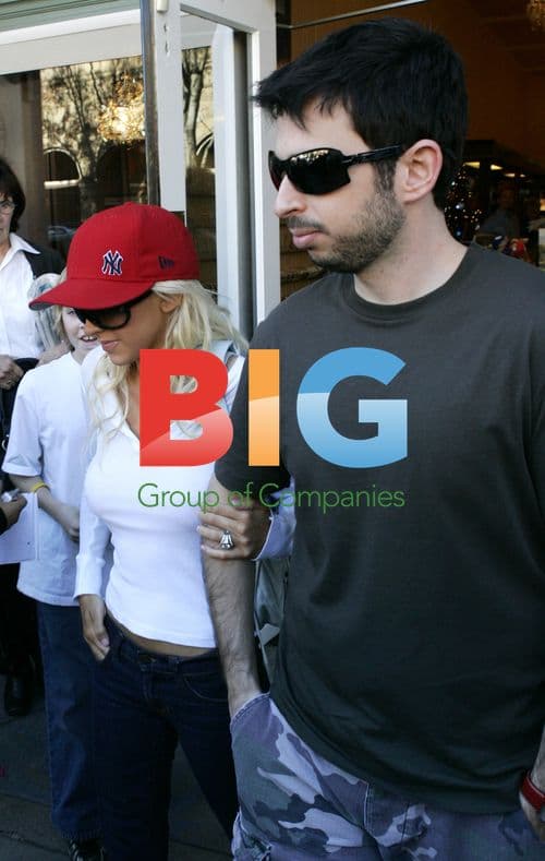 Christina Aguilera and Jordan Bratman Shopping