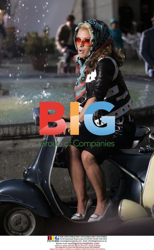 Anastacia and Eros Ramazzotti Filming Music Video