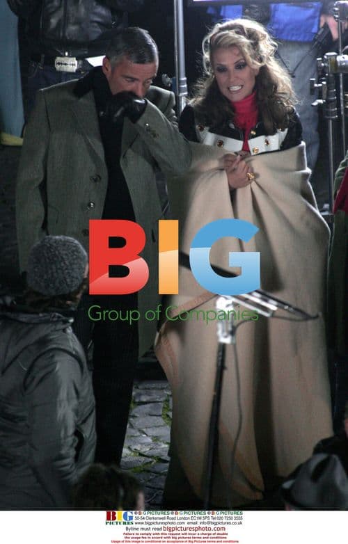 Anastacia and Eros Ramazzotti on Music Video Shoot