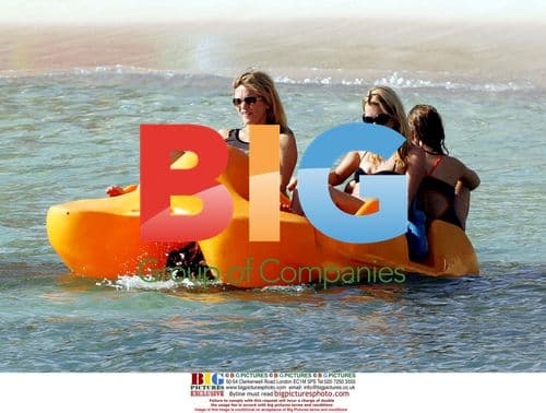 Kate Moss Joins Daughter for Beach Ride