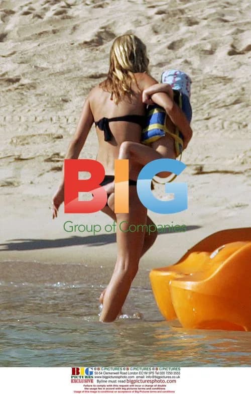 Kate Moss Enjoys Beach Day With Daughter