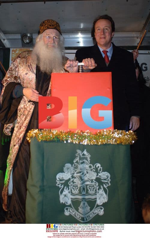 David Cameron at Witney Christmas Lights