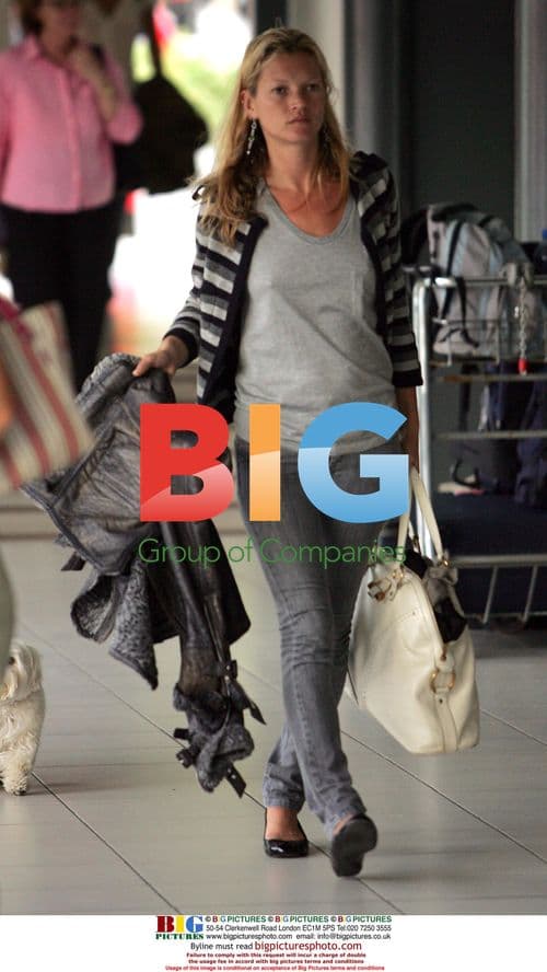 Supermodel Kate Moss and Stella McCartney Leaving St Barts