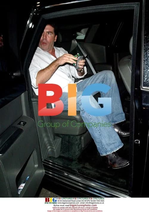 Simon Cowell Leaving Nightclub