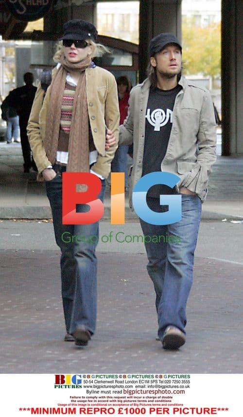 Nicole Kidman with Keith Urban in Boston