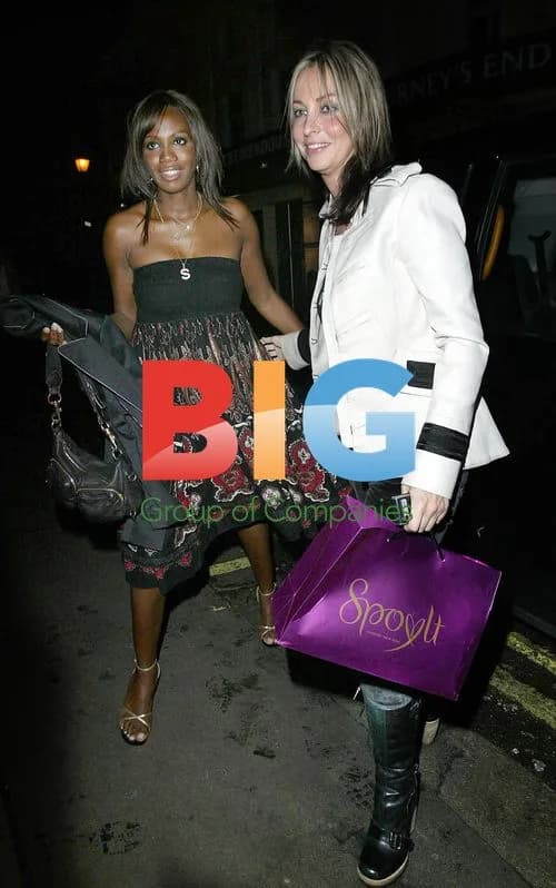 All Saints' Natalie and Shazney Out in London