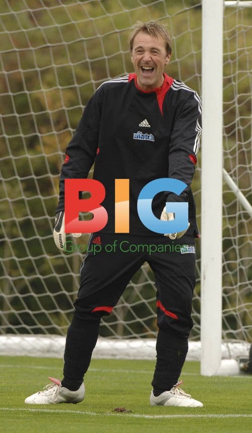 Celebs take on Newcastle United in training