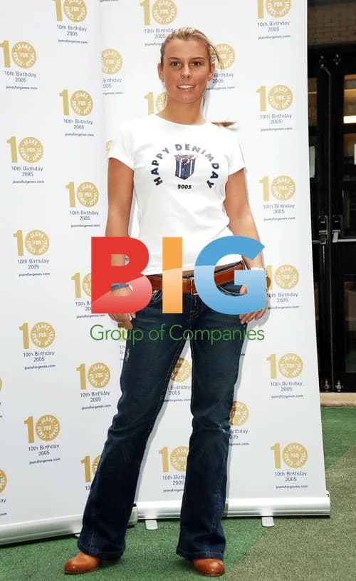 Coleen McLoughlin at Jeans for Genes Photoshoot