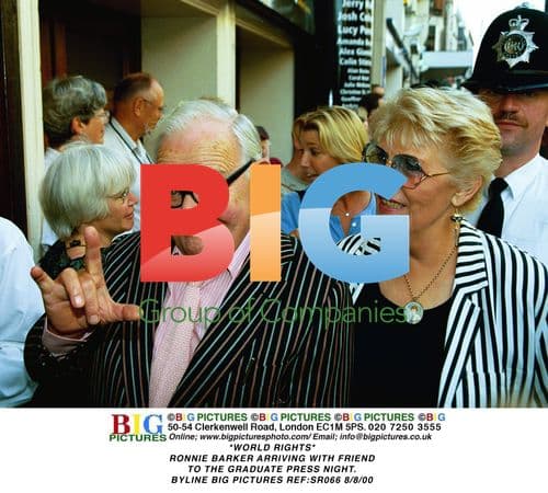 Ronnie Barker Arriving to The Graduate Press Night